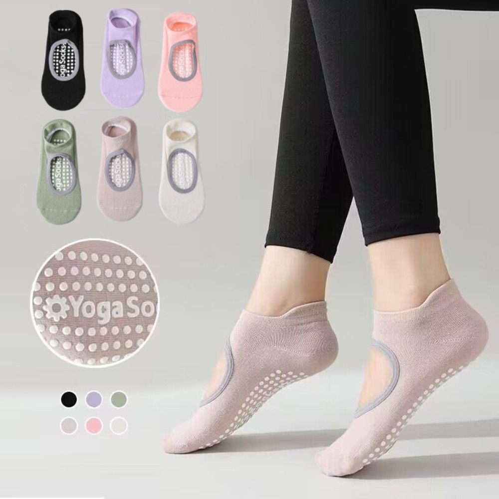 Medias Para Pilates Y Yoga - المهنية سيليكون عدم الانزلاق اليوغا الجوارب